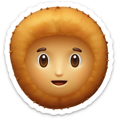potato croquette no face sticker