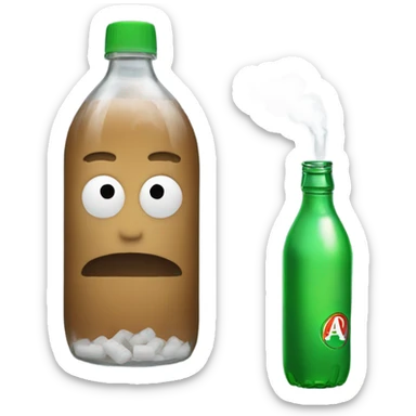 A sprite bottle smoking sticker