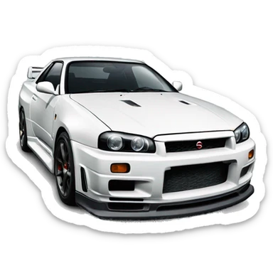 Nissan R34 sticker