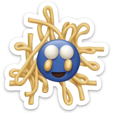 Linguini ratatouille  sticker