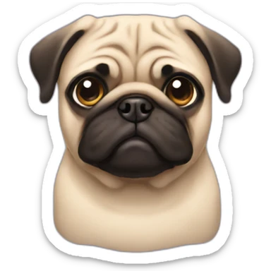 pug emoji sticker