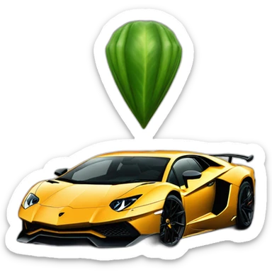 Lamborghini Aventador svj sticker