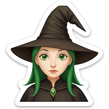 witch with big nose memoji  sticker