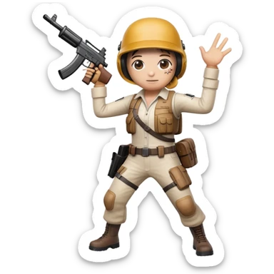Pubg в стиле мемов дурка  sticker