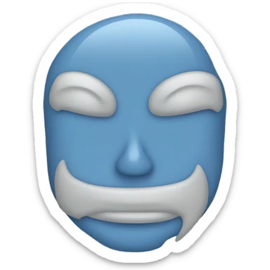 dusk blue color sticker