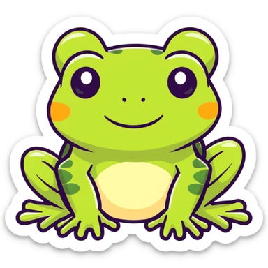 cute little froggy honk shoo mimimimimi sticker