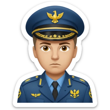 generate realistic war-logistics department manager ukraine sticker