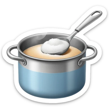 sugar in a small saucepan sticker