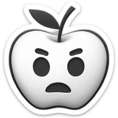 Apple logo for free fire sticker