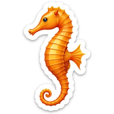 Seahorse emoji sticker