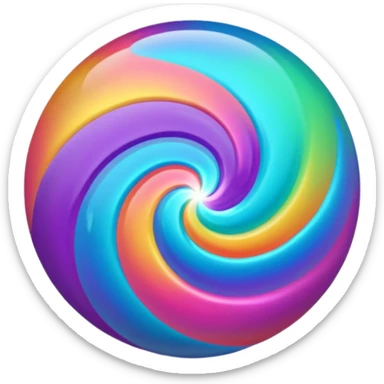 ground magic ball sticker