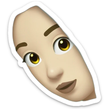 Billie eilish Green haïr sticker