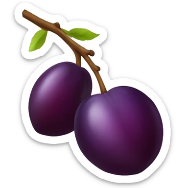 plum clipart sticker