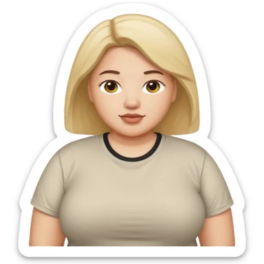 Prohibido gorda sticker