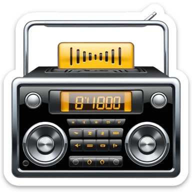 loud music in car sticker