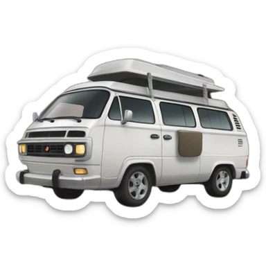 Camping van Australia sticker