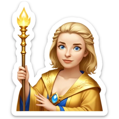 Golden Arcanist sticker