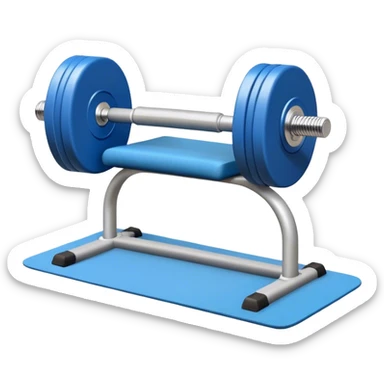 Workout equipment sticker
