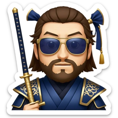 Samurai Strategist sticker