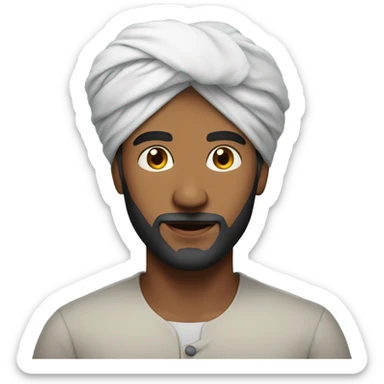 A turban guy with attractive look sticker
