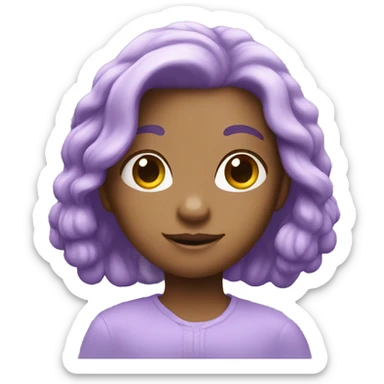 cute lavender purple sticker