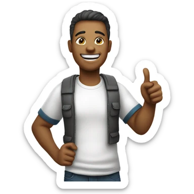 100 streak guy sticker