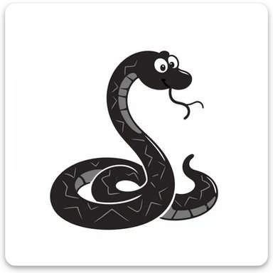 Snake sticker