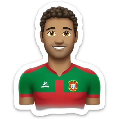 maillot du Portugal sticker