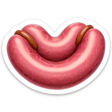 heart-shaped sausage (Love) sticker