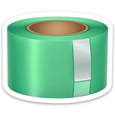 make light Green wide tape sticker