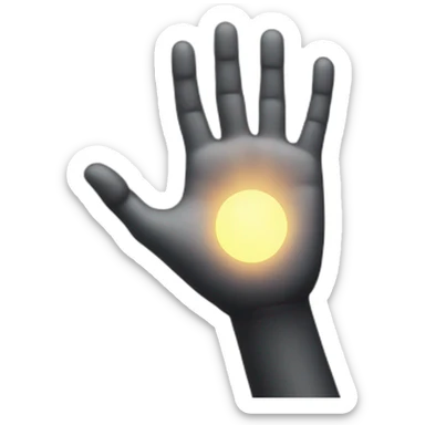 Hand, hd, dramatic lighting, detailed sticker