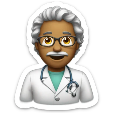 crazy scientific sticker