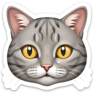 Котик устал на работе и хочет домой sticker