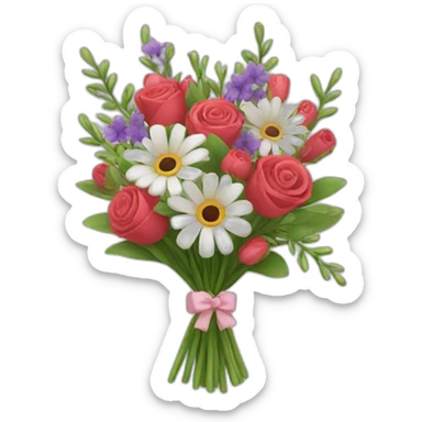 bouquet sticker