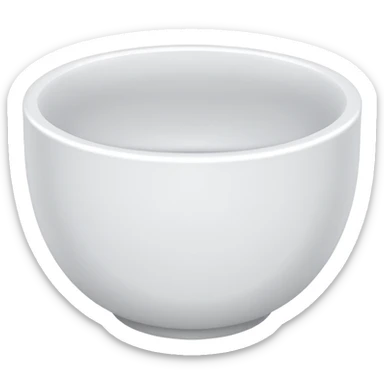  pure white rice, bowl is white only white color No rice layer  sticker