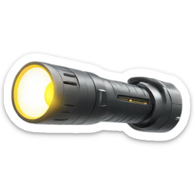 Futuristic Flashlight sticker