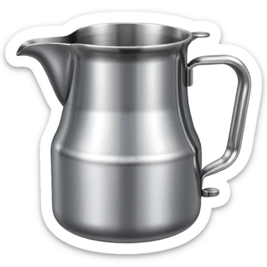 inox Milk pitcher

 sticker