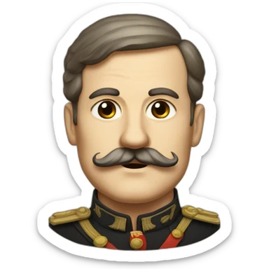 germany leader in 1933 with a littler cubic mustache sticker