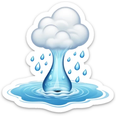 i just need the Steam to rise from water not into cloud  sticker