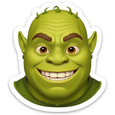 shrek sticker