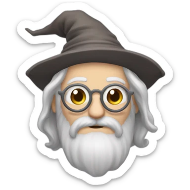 Dumbledore qui dort dehors sticker