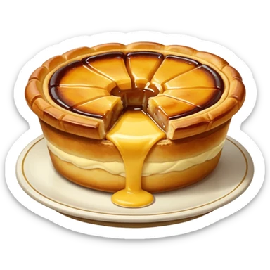 Pastel de nata de portugal sticker