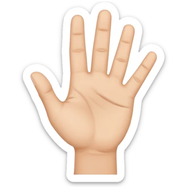 Isyarat SOS dengan tangan sticker