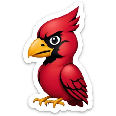 louisville cardinals  sticker