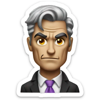 Two-face from Batman sticker