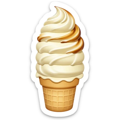 vanilla ice cream sticker