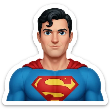 Superman from DC Universe sticker