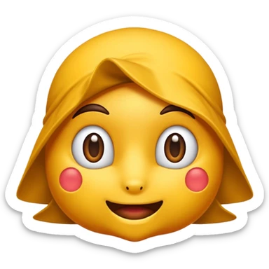 hnědý kůň s flekama na zádi s bílou hlavou sticker