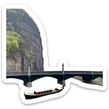 Официант в одной руке держит лимон на тарелке а в другой руке держит сахар sticker