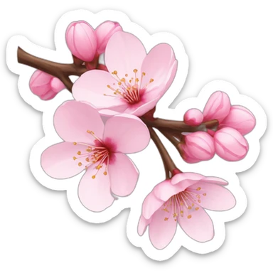 Cherry-blossom sticker